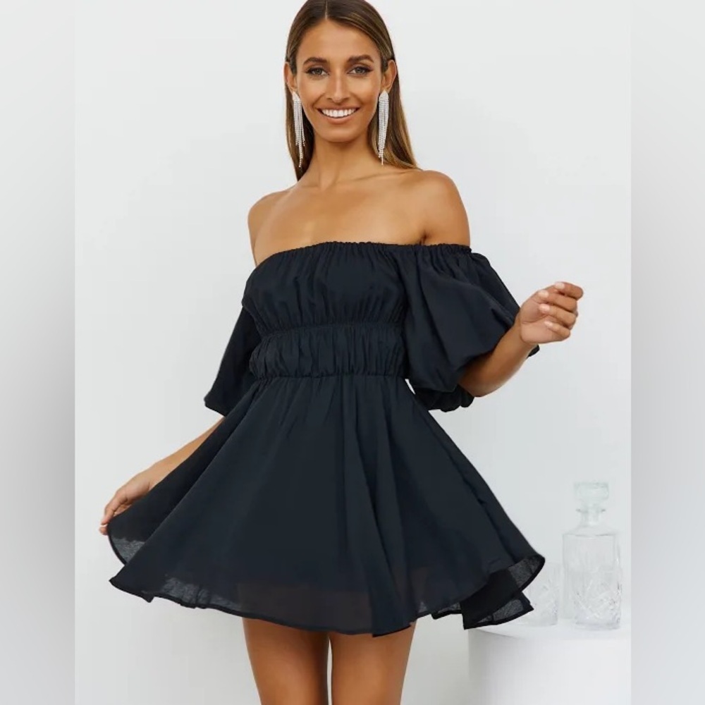 Hello Molly | NWOT BE YOUR BABY DOLL DRESS Black
